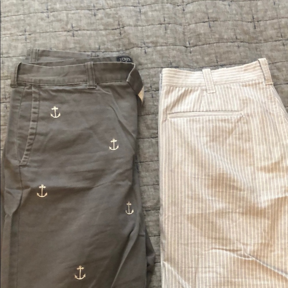Two pairs of men’s J.Crew shorts